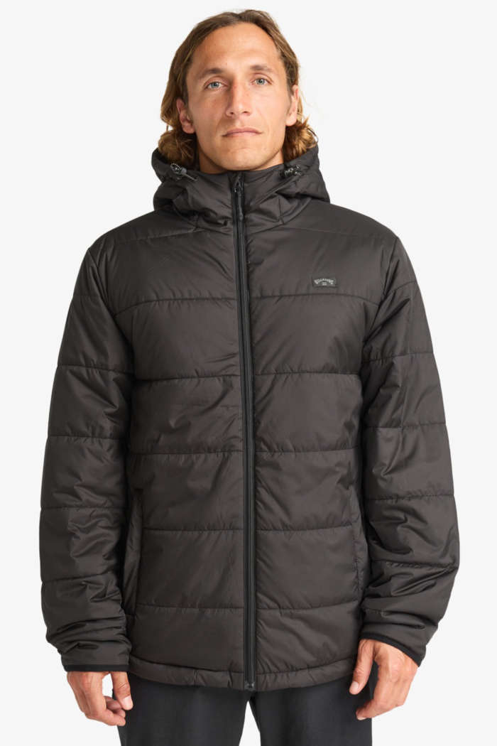 Load image into Gallery viewer, Billabong Men&#39;s Journey Hooded Jacket Black EBYJK00145-BLK
