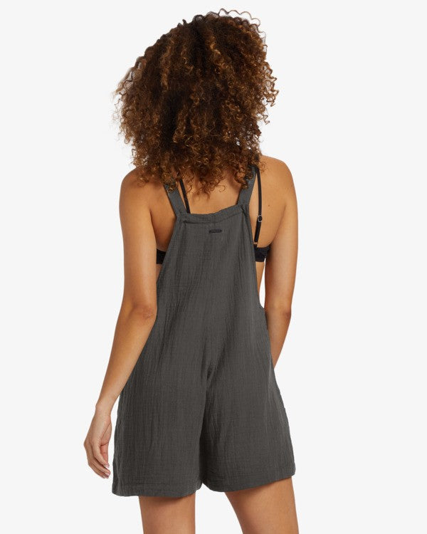 Load image into Gallery viewer, Billabong Women's Beach Crush Overall Black Sands BL000567-BSD1
