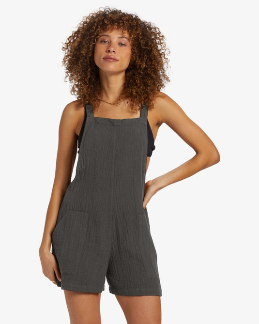 Billabong Women's Beach Crush Overall Black Sands BL000567-BSD1