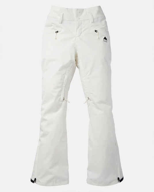Burton Women's Marcy High Rise Snow Pants Stout White 22076102100