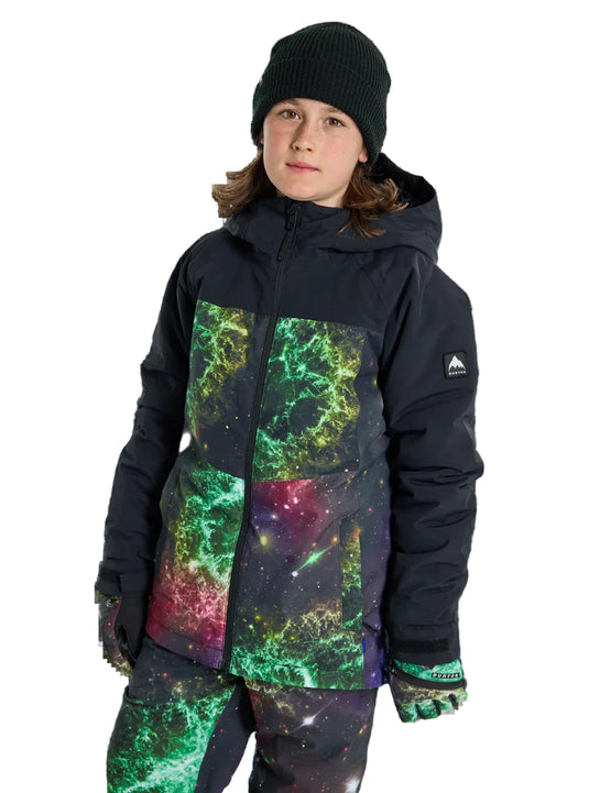 Burton Kid's Lodgepole Snow Jacket True Black/Painted Planets 23825100001