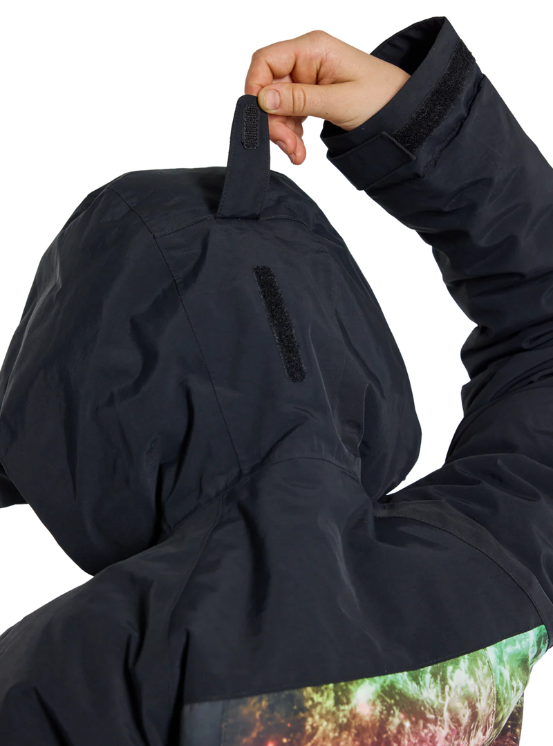 Load image into Gallery viewer, Burton Kid's Lodgepole Snow Jacket True Black/Painted Planets 23825100001
