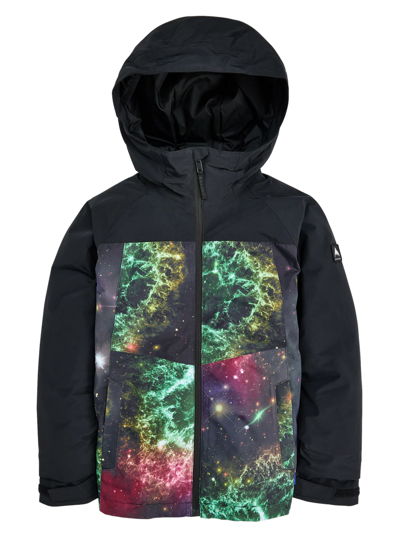 Load image into Gallery viewer, Burton Kid's Lodgepole Snow Jacket True Black/Painted Planets 23825100001
