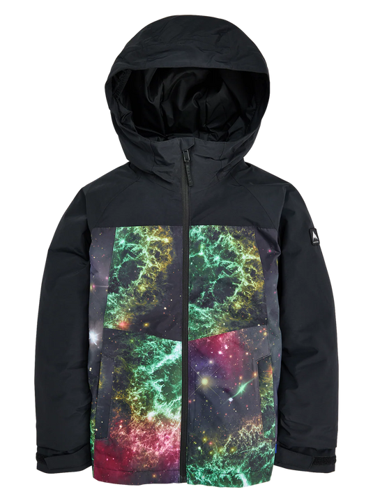 Burton Kid's Lodgepole Snow Jacket True Black/Painted Planets 23825100001