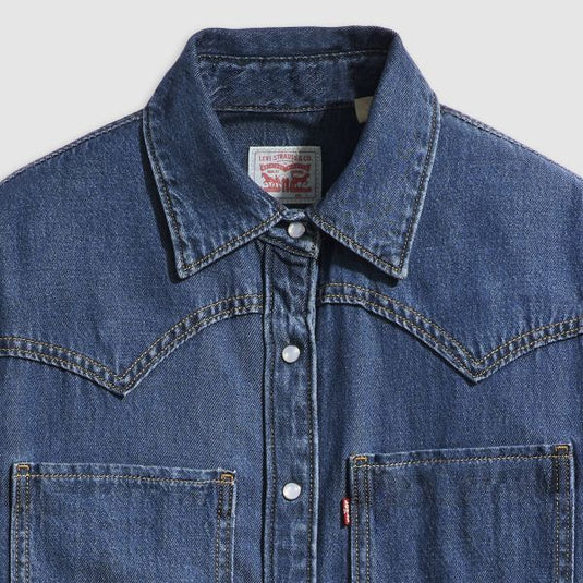 Levi's Women's Teodora Western Shirt Blue A72440007