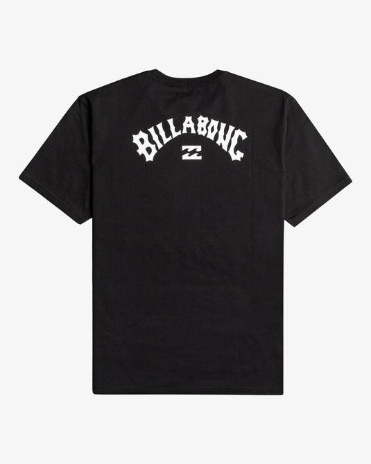 Billabong Men's Arch Wave T-Shirt Black C1SS65BIP2-0019