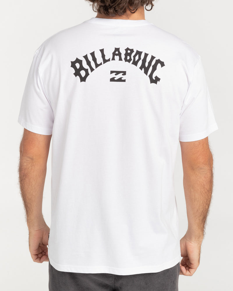 Load image into Gallery viewer, Billabong Men&#39;s Arch Wave T-Shirt White C1SS65BIP2-0010
