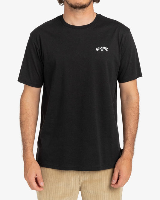 Billabong Men's Arch Wave T-Shirt Black C1SS65BIP2-0019