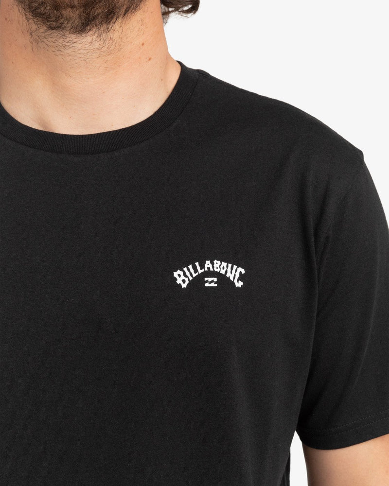 Load image into Gallery viewer, Billabong Men&#39;s Arch Wave T-Shirt Black C1SS65BIP2-0019
