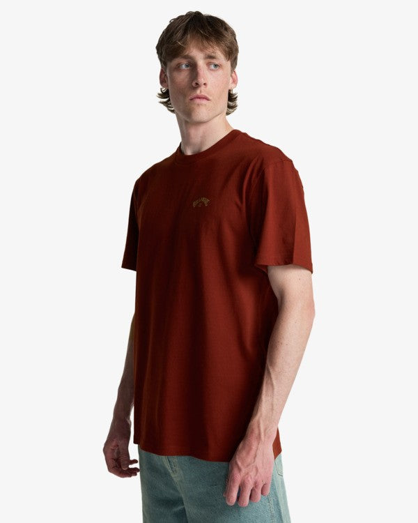 Load image into Gallery viewer, Billabong Men&#39;s Arch Wave T-Shirt Fired Red C1SS65BIP2-RZA0
