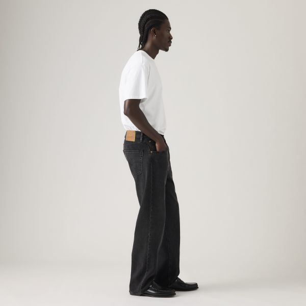 Load image into Gallery viewer, Levi's Men's 501 Loose Jeans Big Wheels Black 0057U0005
