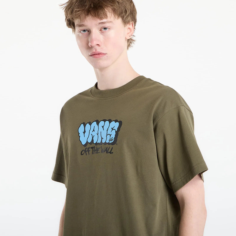 Load image into Gallery viewer, Vans Men's Graff Loose T-Shirt Mossy Olive VN000VYBFR1

