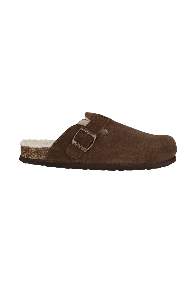 Load image into Gallery viewer, Cruz Unisex Camillo Leather Cork Clog W/warm Lining Chestnut CR244222-5139
