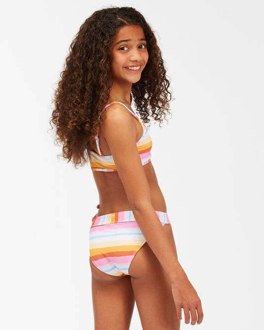 Billabong Kids' Rising Sun Trilette Bikini Set Multi C8SW02BIP2-1220
