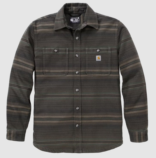 Carhartt Men's Everett Loose Long Sleeve Plaid Shirt Green 107702-306