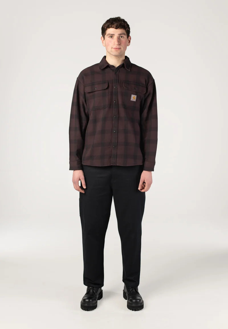 Load image into Gallery viewer, Carhartt Men's Everett Loose Long Sleeve Plaid Shirt Brown 107702-EE6
