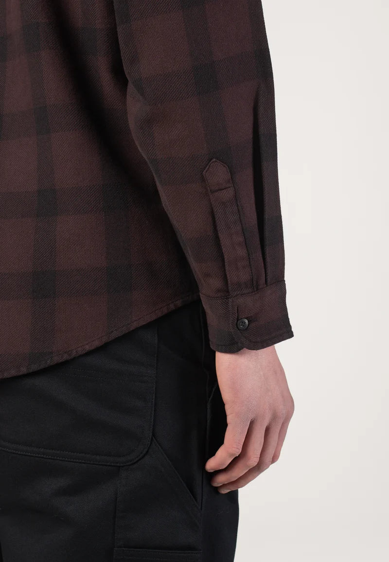 Load image into Gallery viewer, Carhartt Men's Everett Loose Long Sleeve Plaid Shirt Brown 107702-EE6
