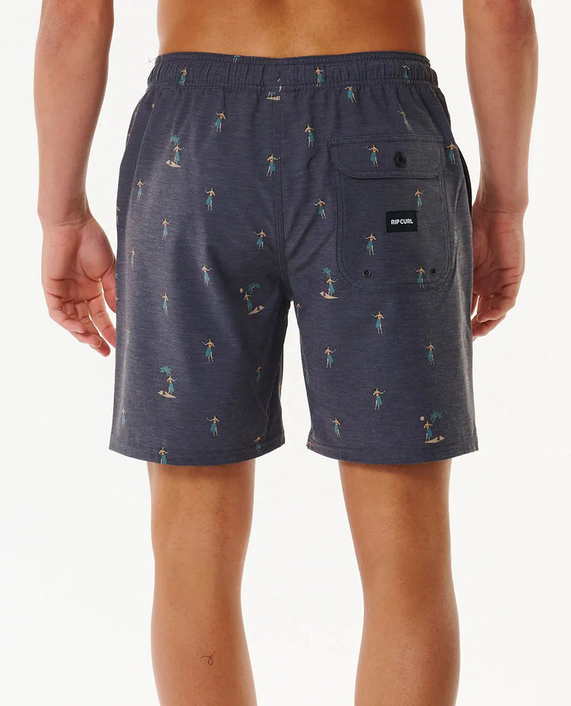 Load image into Gallery viewer, Rip Curl Men&#39;s Hula Breach 18&quot; Volley Short Black CBOQP9-0090
