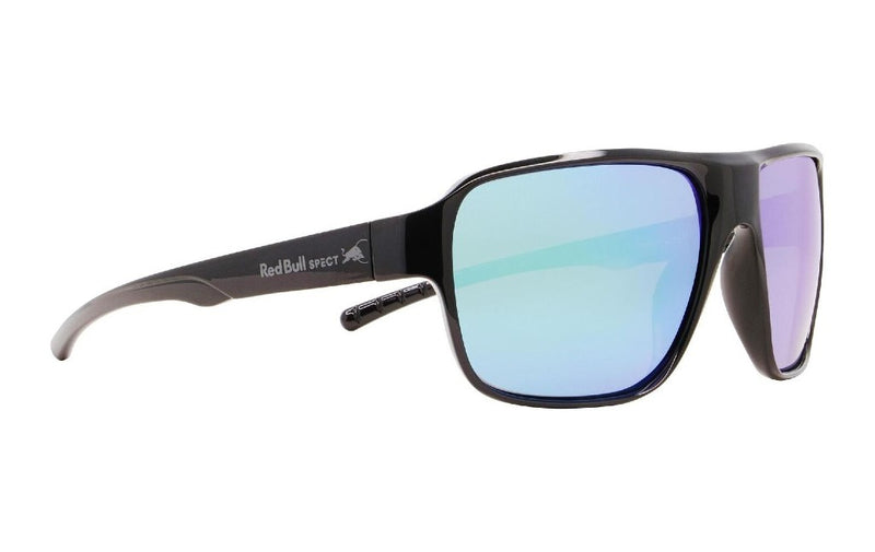 Load image into Gallery viewer, Red Bull Unisex Spect Chop Sunglasses Gloss Black with Green Mirror CHOP-04P

