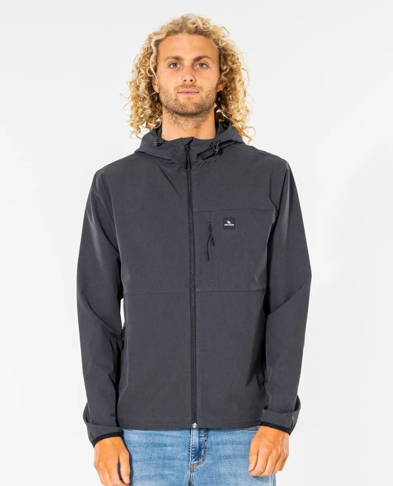 Load image into Gallery viewer, Rip Curl Men&#39;s Elite Anti-Series Zip Through Jacket Black CJKAX9-0090
