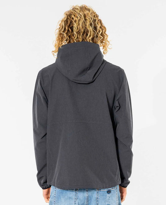 Rip Curl Men's Elite Anti-Series Zip Through Jacket Black CJKAX9-0090