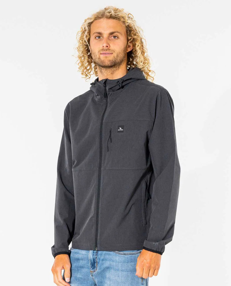 Load image into Gallery viewer, Rip Curl Men&#39;s Elite Anti-Series Zip Through Jacket Black CJKAX9-0090
