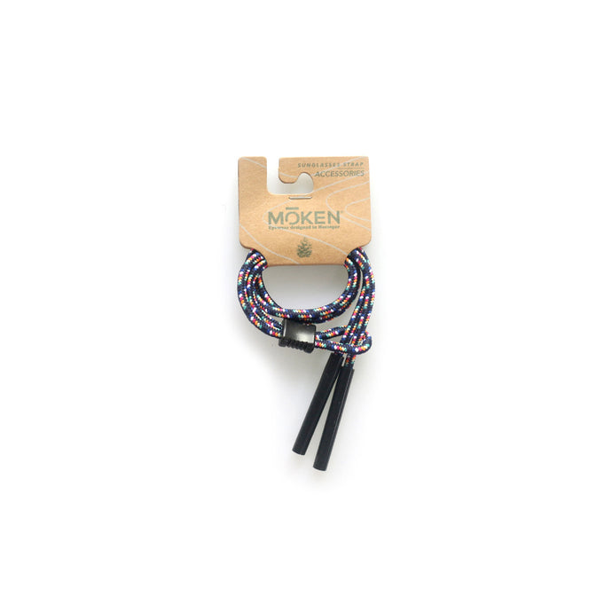 Moken Unisex Sunglasses Cords Blue UMKN04-BLU-YL-RD