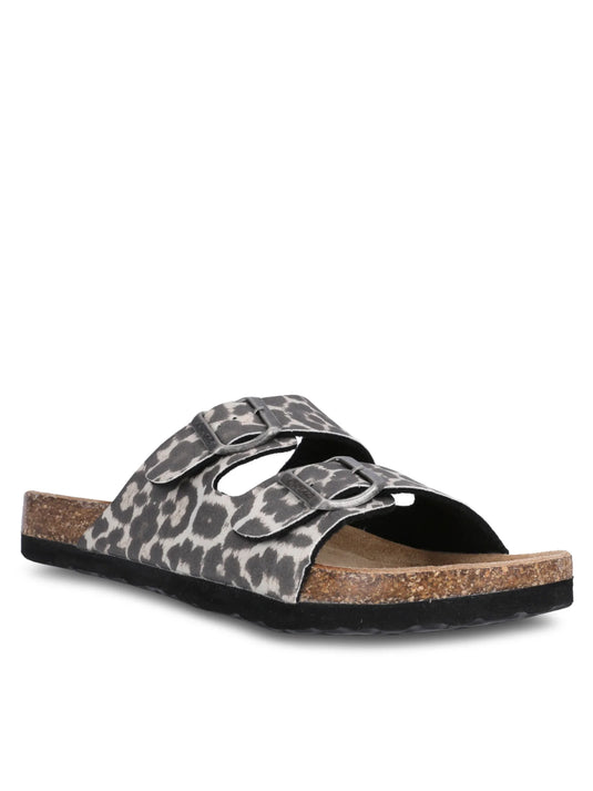 Nou Women's Whitehill Cork Sandal Leopard NOU151945-8002A