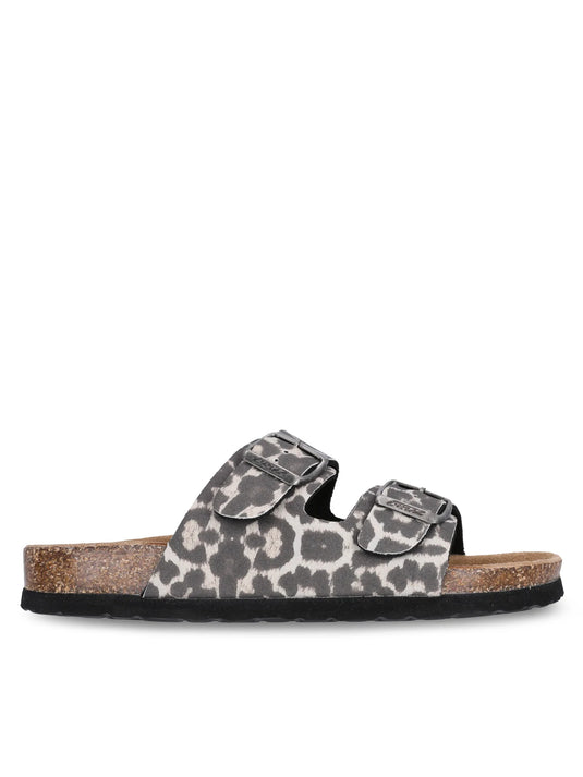 Nou Women's Whitehill Cork Sandal Leopard NOU151945-8002A