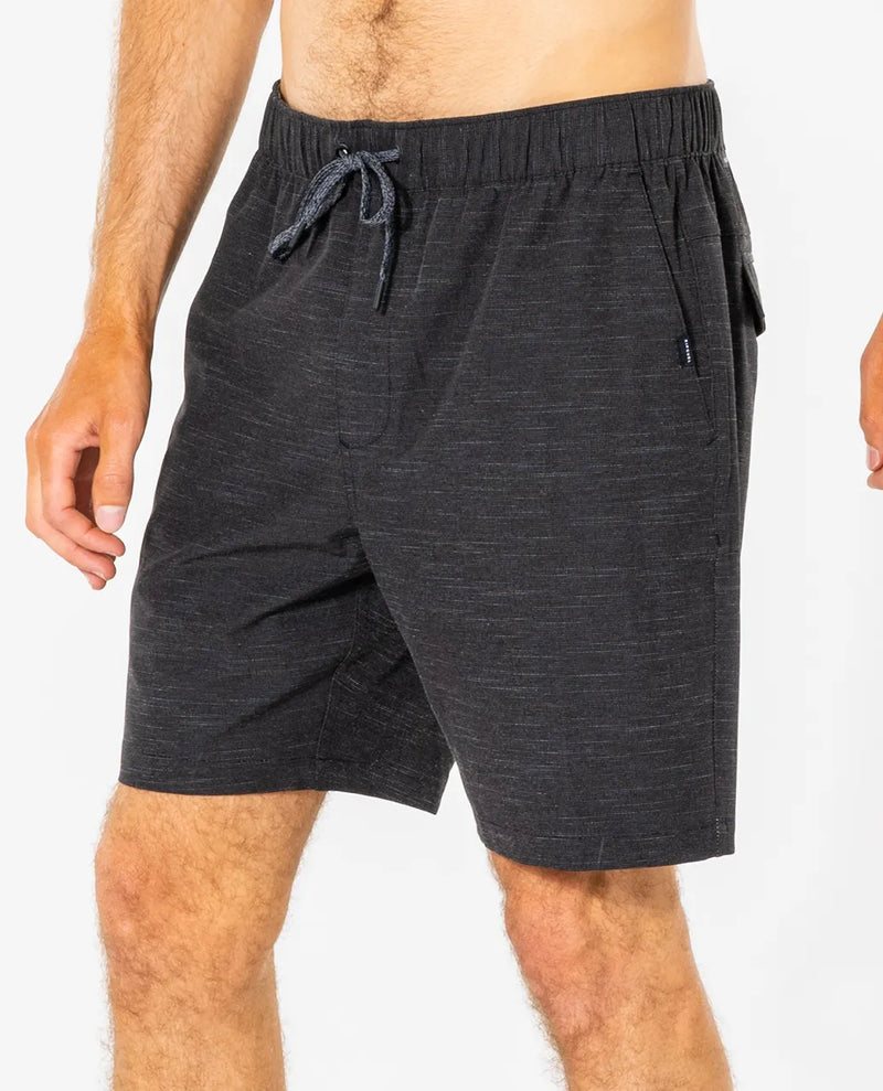 Load image into Gallery viewer, Rip Curl Men&#39;s Boardwalk Jackson Volley Boardshort Black CWARA9-0090
