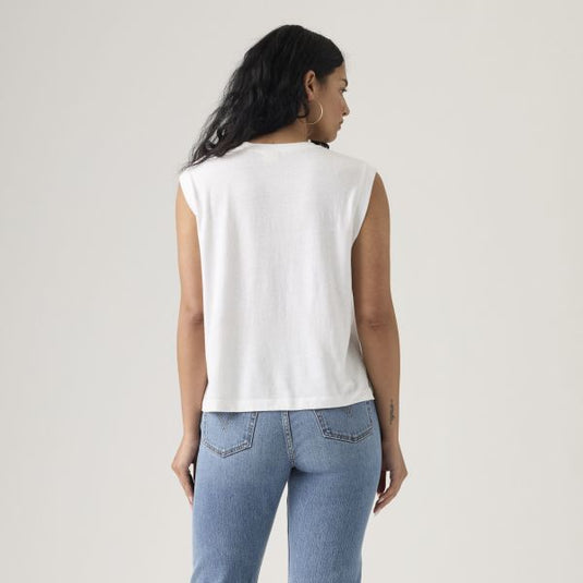 Levi's Women's Boxy Tank Top White A87940001