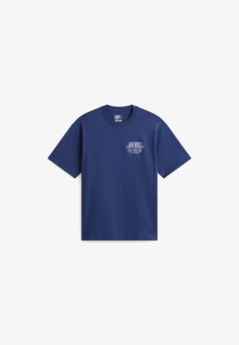 Load image into Gallery viewer, Vans Men's World Intl T-Shirt True Navy VN0010FY5TU
