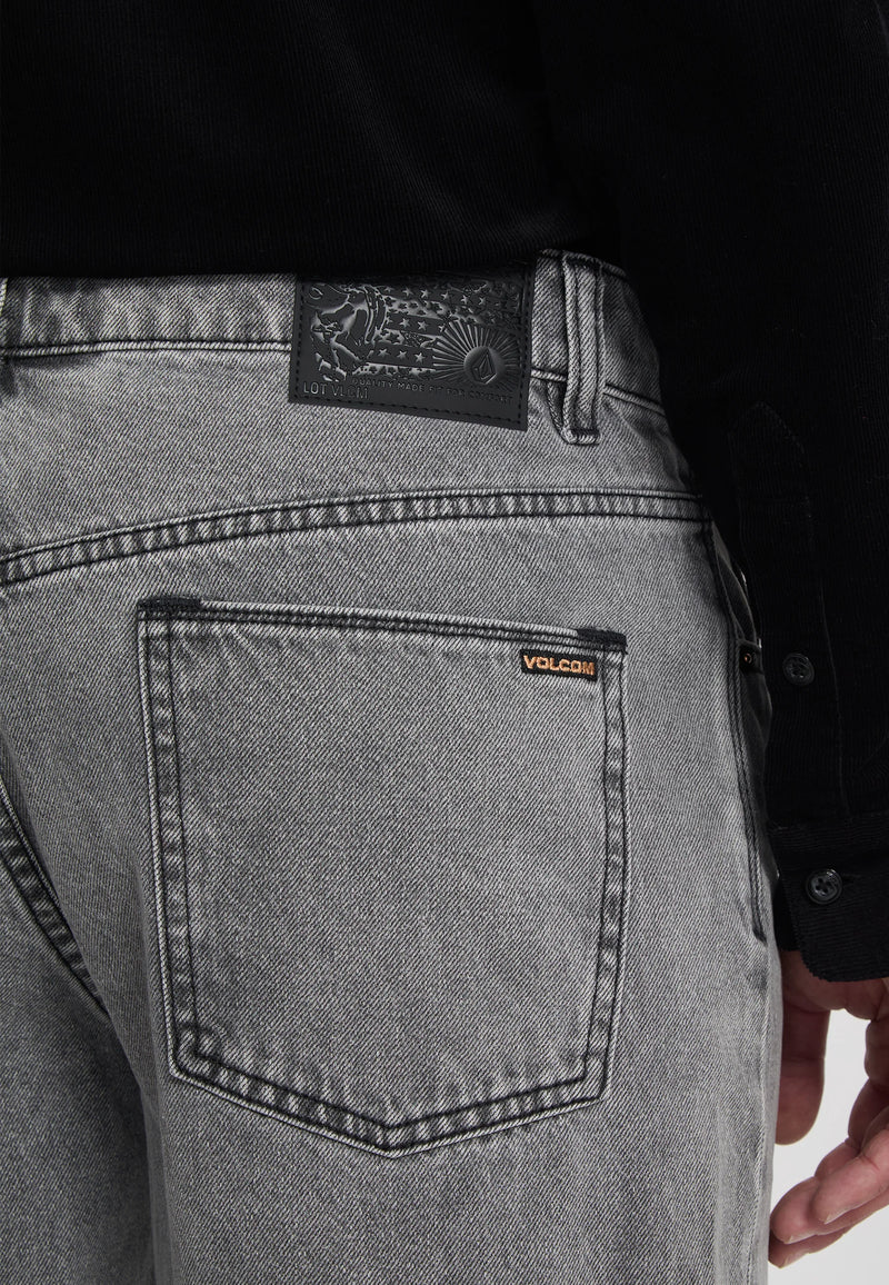 Load image into Gallery viewer, Volcom Men's Fivedown Jeans Light Grey A1912615_LGR
