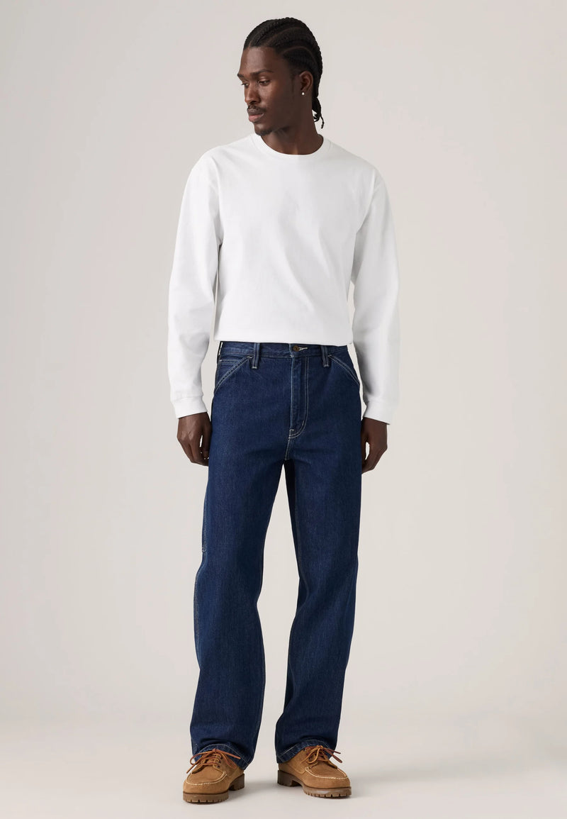 Load image into Gallery viewer, Levi's Men's 568 Loose Straight Carpenter Jeans Medium Wash 558490080
