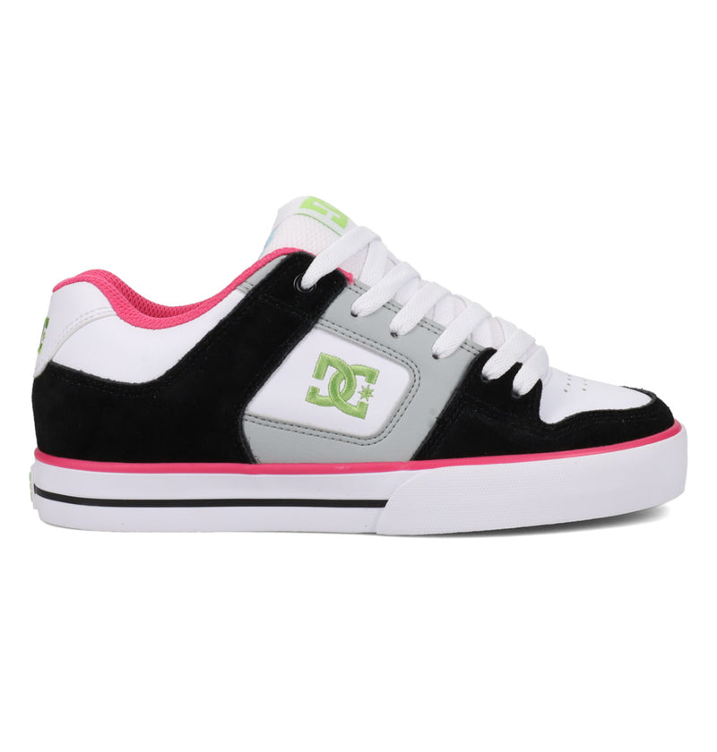 Load image into Gallery viewer, DC Women&#39;s Pure Leather Shoes Black/Multi/White DC03068-003
