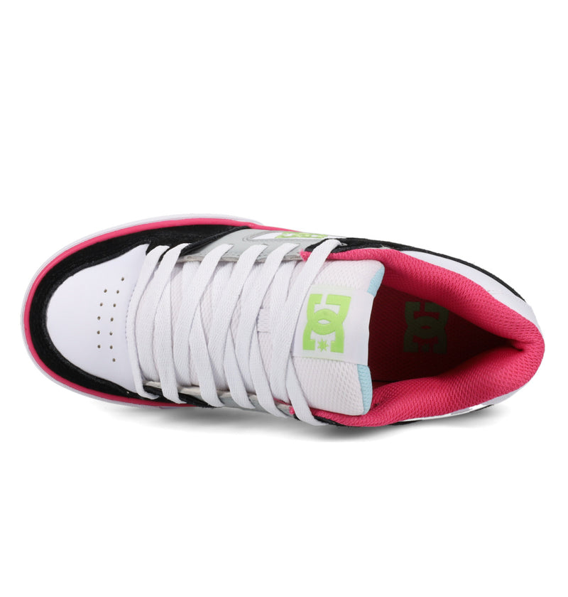 Load image into Gallery viewer, DC Women&#39;s Pure Leather Shoes Black/Multi/White DC03068-003
