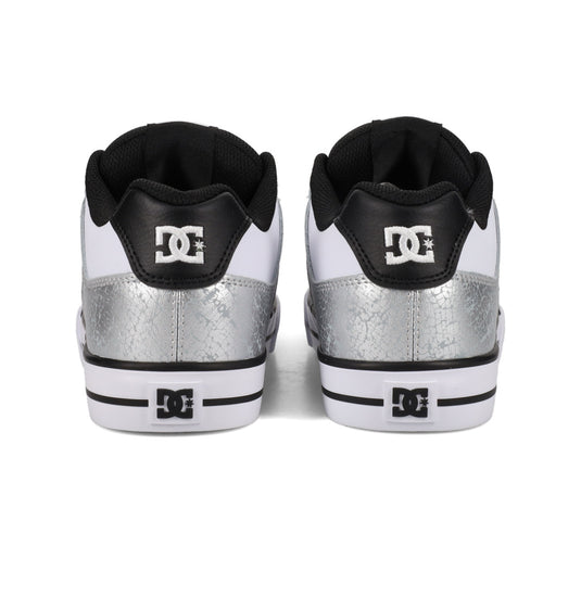 DC Women's Pure Leather Shoes White/Silver DC03068-102