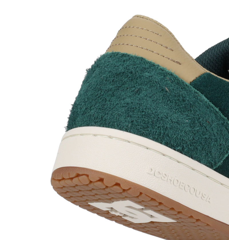 Load image into Gallery viewer, DC Men&#39;s Astrix Se Leather Shoes Dk Green/Tan DC03293-301
