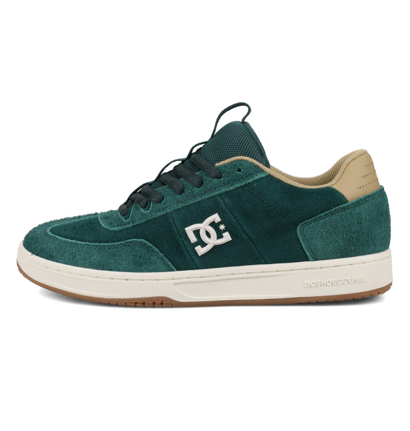 Load image into Gallery viewer, DC Men&#39;s Astrix Se Leather Shoes Dk Green/Tan DC03293-301

