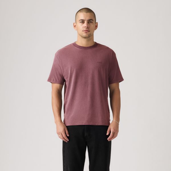 Load image into Gallery viewer, Levi's Men's Red Tab Vintage Tee Post Grunge Wash Roan Rouge A06370178
