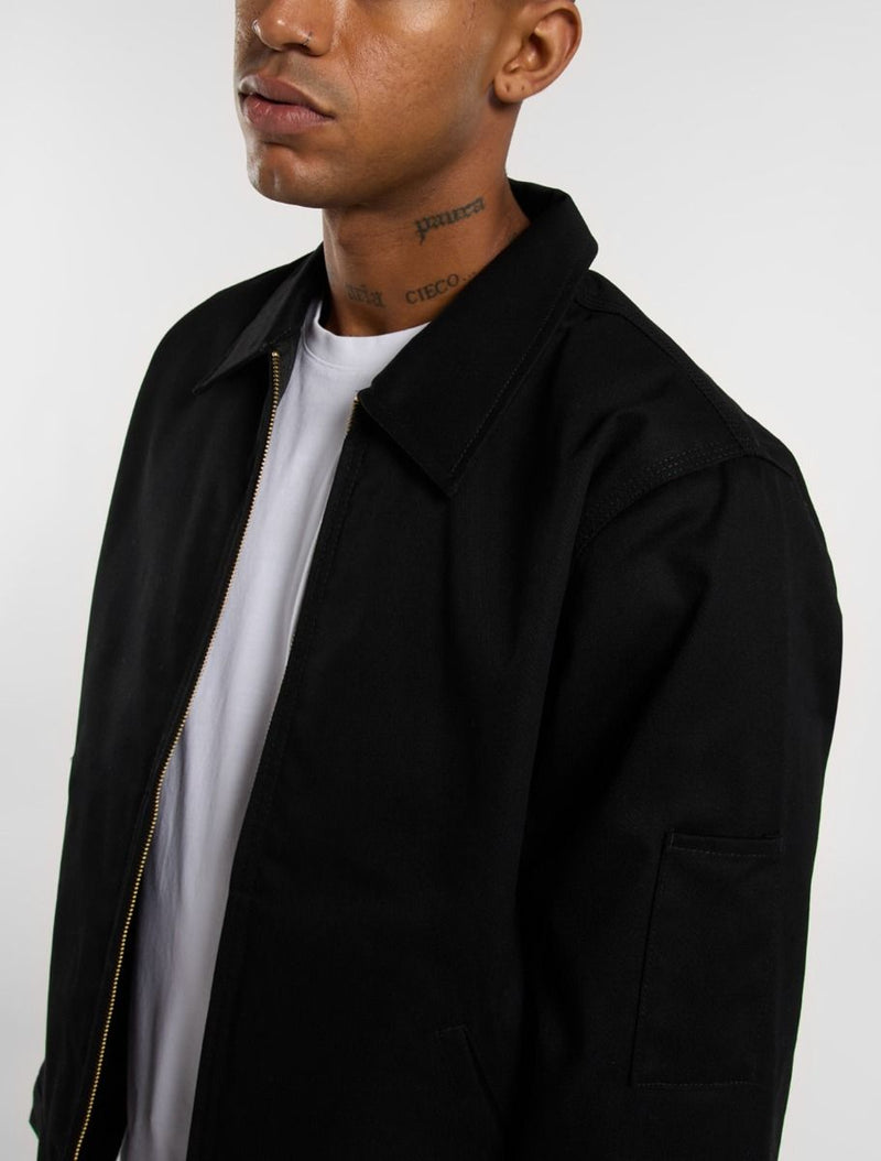 Load image into Gallery viewer, Dickies Men&#39;s Lined Eisenhower Jacket Black DK0A4XK4BLK

