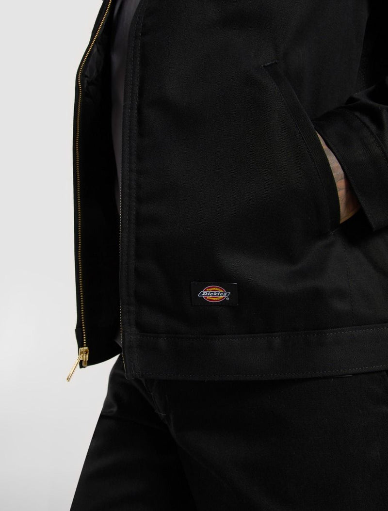 Load image into Gallery viewer, Dickies Men&#39;s Lined Eisenhower Jacket Black DK0A4XK4BLK
