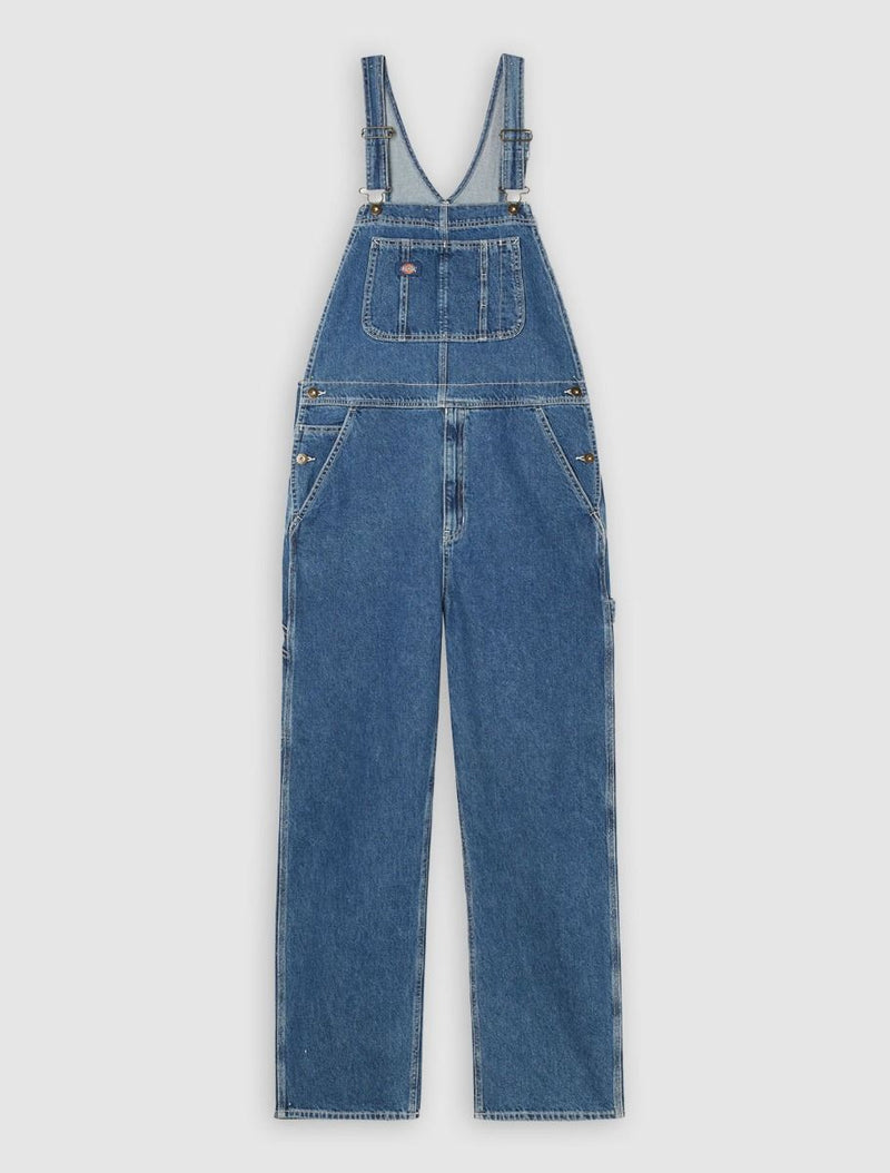 Load image into Gallery viewer, Dickies Men&#39;s Denim Classic Bib Classic Blue DK0A4XYACLB1

