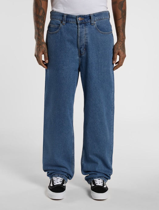 Dickies Men's Thomasville Relaxed Straight Jeans Classic Blue DK0A4XYKCLB