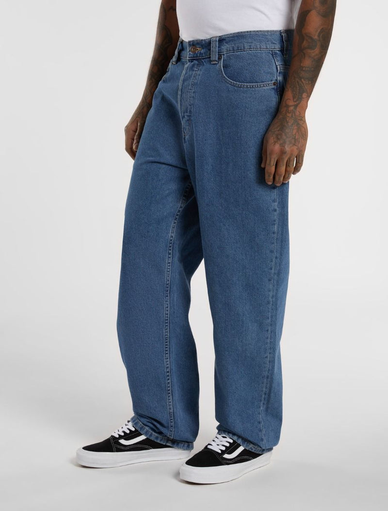Load image into Gallery viewer, Dickies Men&#39;s Thomasville Relaxed Straight Jeans Classic Blue DK0A4XYKCLB
