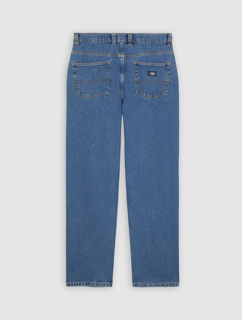 Load image into Gallery viewer, Dickies Men&#39;s Thomasville Relaxed Straight Jeans Classic Blue DK0A4XYKCLB
