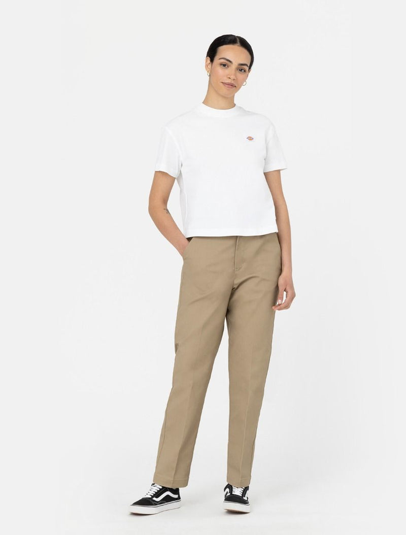 Load image into Gallery viewer, Dickies Women&#39;s Oakport Short Sleeve T-Shirt White DK0A4Y8LWHX1
