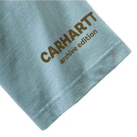 Carhartt Men's Hamilton Graphic Relaxed Fit T-Shirt Summer Blue 106774-HL0