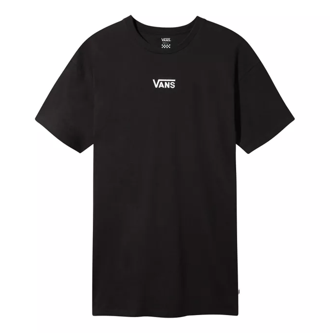 Load image into Gallery viewer, Vans Vee Tee Dress Black VN0A4RU2BLK

