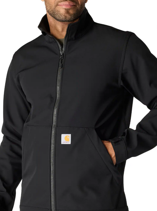 Carhartt Mens' Rain Defender Softshell Jacket Black 106438